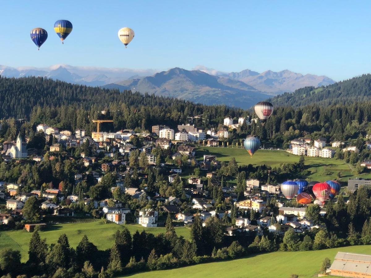 Crap Da Flem - 3.5 Zimmer Ferienwohnung Am Sonnenhang Von Flims Exteriör bild