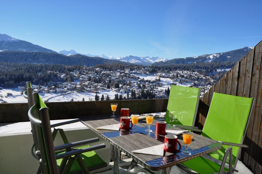 Crap Da Flem - 3.5 Zimmer Ferienwohnung Am Sonnenhang Von Flims Exteriör bild