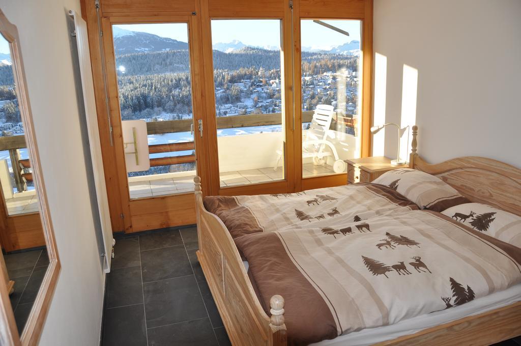 Crap Da Flem - 3.5 Zimmer Ferienwohnung Am Sonnenhang Von Flims Exteriör bild
