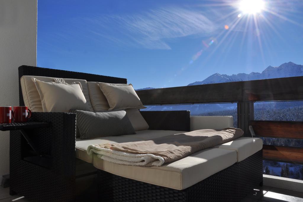 Crap Da Flem - 3.5 Zimmer Ferienwohnung Am Sonnenhang Von Flims Exteriör bild